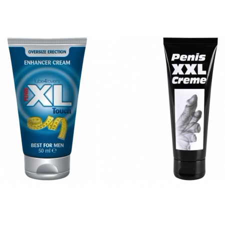 Pachet Crema Erectie Penis XXL 80ml + Crema Marire Penis XL Touch Cream 50ml