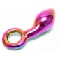 Anal Plug Sensual Glass Kaleigh Multicolor