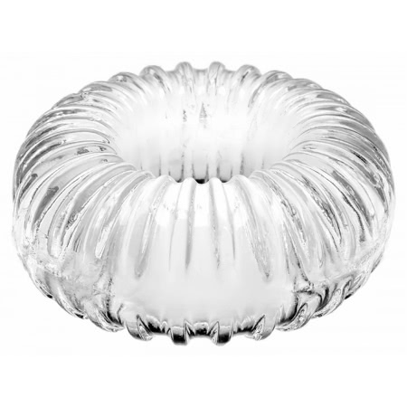 Inel Penis Ribbed Perfect Fit Transparent