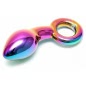 Anal Plug Sensual Glass Kaleigh Multicolor