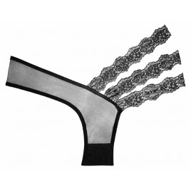 Chilot Allure Wild Orchid Panty Negru pe xBazar