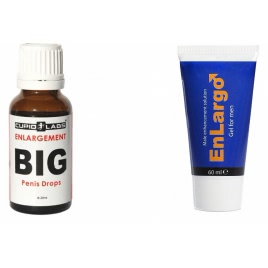 Pachet Picaturi Big Penis Drops 20ml + Crema Marirea Penisului Enlargo 100ml pe xBazar