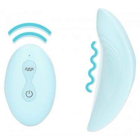 Vibrator Pentru Chiloți Loveline, Arctic Blue, 10 Moduri Albastru