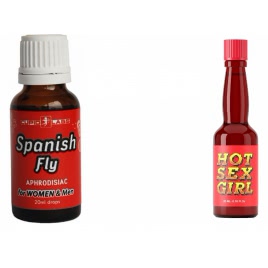 Pachet Afrodisiac Hot Sex Girl 20ml + Picaturi Afrodisiace Spanish Fly 20ml pe xBazar