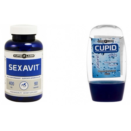 Pachet Promo Sexavit Potenta 90 capsule + Lubrifiant Cupid Glide 45 ml