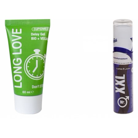 Pachet Gel Ejaculare Precoce Long Love 50ml + Gel Marirea Penisului Mr XXL Gel 50ml