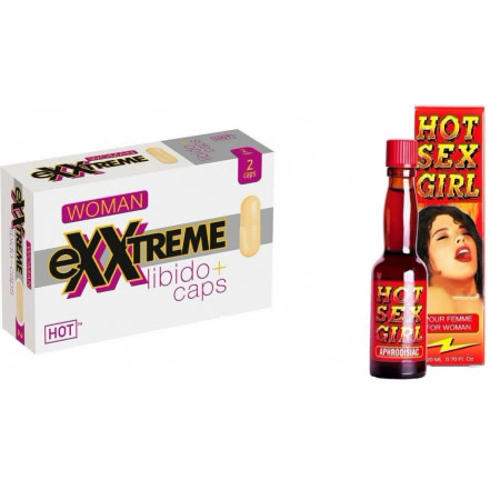 Pachet Capsule Femei eXXtreme Libido Afrodisiac 5buc + Afrodisiac Hot Sex Girl 20ml