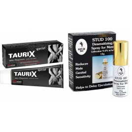 Pachet Crema Stimulatoare Taurix Extra Strong 40ml + Spray Stud 100 Original pe xBazar