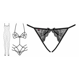 Pachet Seducție Totală: Kit Servitoare și Catsuit pe xBazar