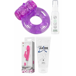 Set Complet Plăcere: Kit Vibrant, Lubrifiant și Igienă pe xBazar