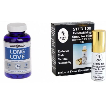 Pachet Spray Stud 100 + Pastile Long Love