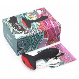 Vibrator Prostatic Solstice cu Control Prin Aplicație Negru