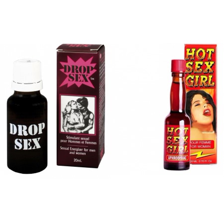 Pachet Afrodisiac Hot Sex Girl 20ml + Afrodisiac Drop Sex 20ml