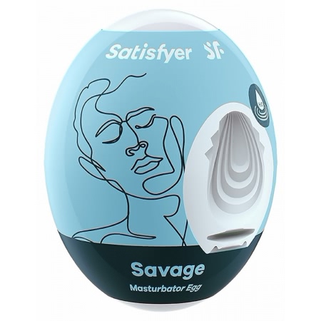 Masturbator Satisfyer Egg Savage Albastru