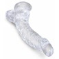 Dildo Realistic King 19cm Transparent