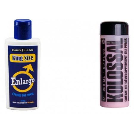 Pachet Crema Marirea Penisului Enlargo 100ml + Crema Marire Penis Kolossal 200ml