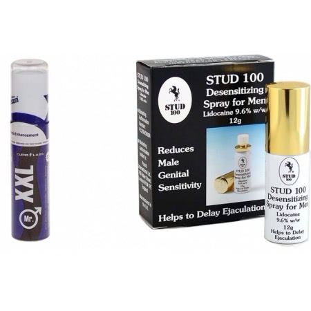 Pachet Spray Stud 100 Original + Gel Marirea Penisului Mr XXL Gel 50ml