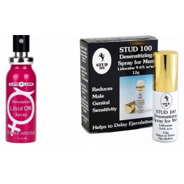 Pachet Spray Stud 100 Original + Spray Femei LibidON 30ml pe xBazar