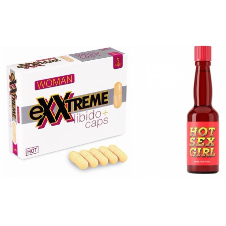 Pachet Capsule Femei eXXtreme Libido Afrodisiac 5buc + Afrodisiac Hot Sex Girl 20ml