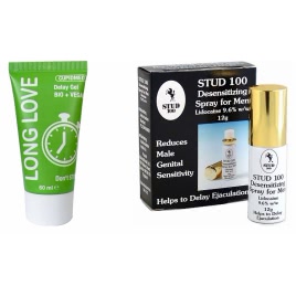 Pachet Spray Stud 100 Original Si Gel Ejaculare Precoce Long Love 50ml pe xBazar