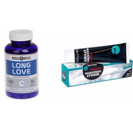 Pachet Pastile Ejaculare Precoce Long Love 90buc + Penis Marathon Long Power pe xBazar