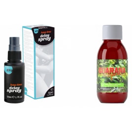 Pachet Spray HOT Delay 50 ml + Afrodisiac Guarana ZN Special 100ml pe xBazar