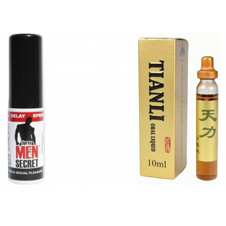 Pachet Tianli Ultra Power + Spray Men Secret