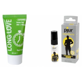 Pachet Pjur Superhero 20ml + Gel Long Love 50ml pe xBazar