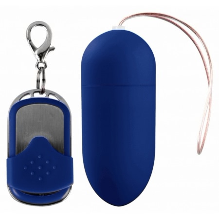 Vibrator Egg 10 Speed Remote Big Albastru