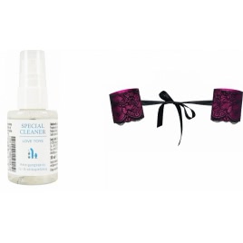 Pachet Catuse Obsessive Roseberry Mov + Special Cleaner Love Toys 50ml pe xBazar