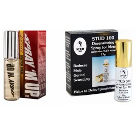 Pachet Spray Stud 100 Original + Spray Erectie Spray M-Up 22ml pe xBazar