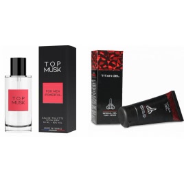 Pachet Crema Titan Gel + Parfum Top Musk pe xBazar
