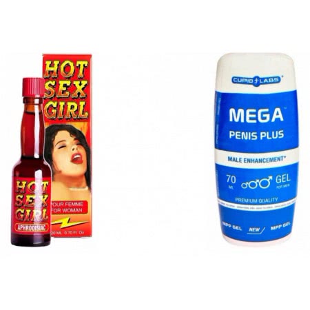 Pachet Afrodisiac Hot Sex Girl 20ml Si Gel Marire Penis Mega Penis Plus 65ml