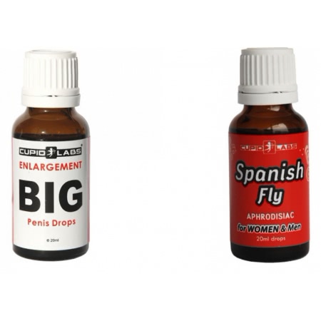 Pachet Picaturi Big Penis Drops 20ml + Picaturi Afrodisiace Spanish Fly 20ml