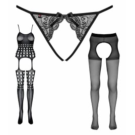 Pachet Seducție Totală: Set Provocator 3în1 pe xBazar