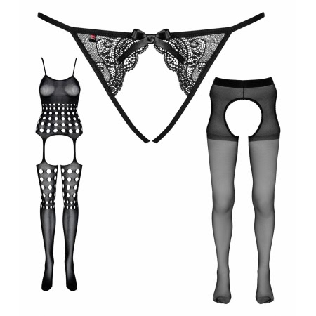 Pachet Seducție Totală: Set Provocator 3în1