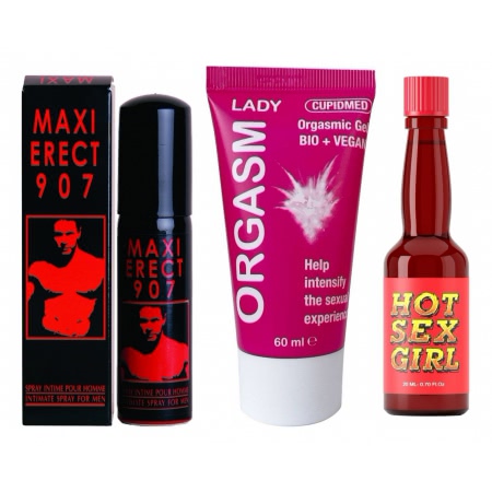 Pachet Trio: Foc, Intensitate și Erecție Instant