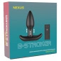Anal Plug B-Stroker Remote Control Unisex Negru