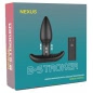 Anal Plug B-Stroker Remote Control Unisex Negru