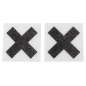 Stickere Pentru Sfârcuri Model X Negru
