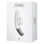 NMC Titanz 7 — Vibrator Din silicon, 10 Vibrații +10 Rotații Alb
