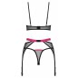Set 3 Piese Obsessive Novenes Negru XS-S