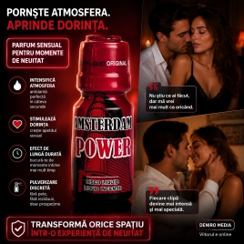 Odorizant de Cameră Afrodisiac Amsterdam Power 10ml