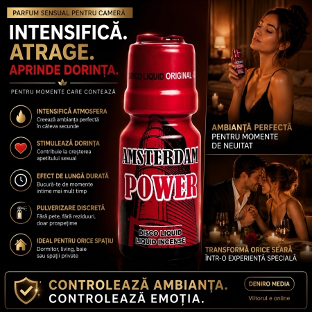 Odorizant de Cameră Afrodisiac Amsterdam Power 10ml