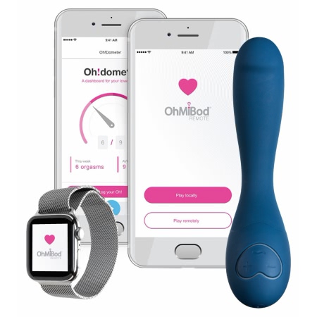 Vibrator App Control Blue Motion Nex2 OhMiBod Albastru