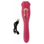 Oral Fun L – Vibrator 2 în 1, 10 Moduri, Reîncărcabil Roz