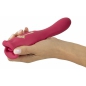 Oral Fun L – Vibrator 2 în 1, 10 Moduri, Reîncărcabil Roz