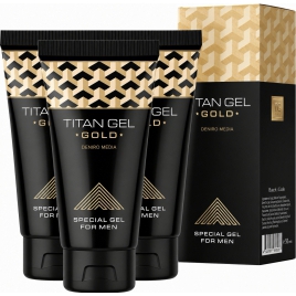 Pachet Promoțional 3 x Gel Titan Gold, Pentru Bărbați, 50 ml pe xBazar