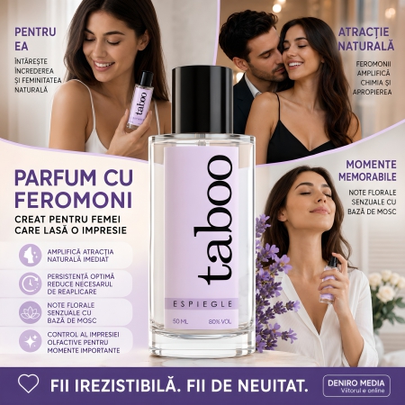 Parfum cu Feromoni Taboo Espiegle pentru Atracție 50ml