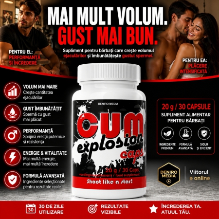 Pastile Cum Explosion pentru Bărbați 30capsule